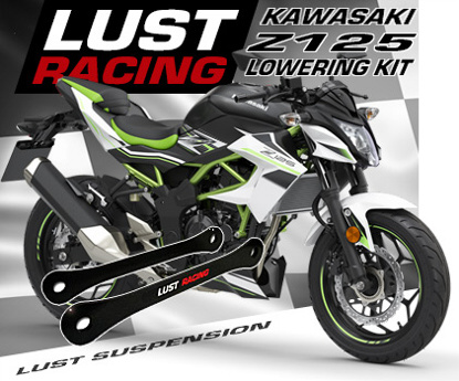 2019 Kawasak Z125 madallussarja, jousituksen madallussarja Z125i