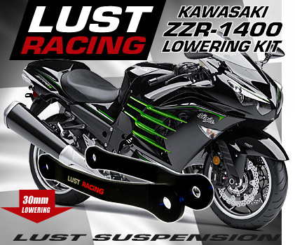 Moottoripyörä maddallussarjat, Kawasaki ZZR1400 madallussarja kuvassa 