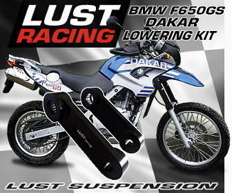 BMW moottoripyörä madallussarjat, BMW f650gs madallussarja kuvassa