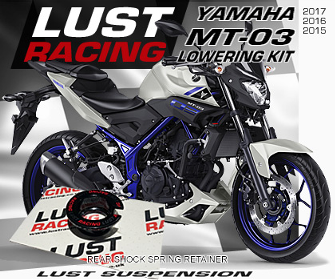 2015-2018 Yamaha MT03 madallussarja